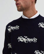 Horse jacquard sweater
