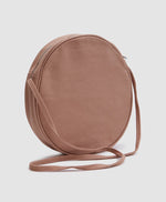 Large canvas circle purse